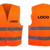 Gilet de signalisation avec 2 bandes horizontales